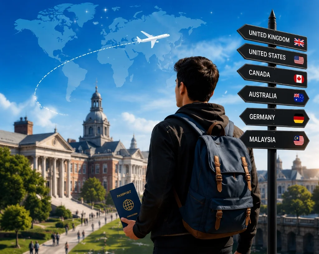 International admission guidance for students studying abroad